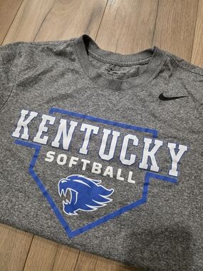 Nike Kentucky Softball Gray Short Sleeve Tee